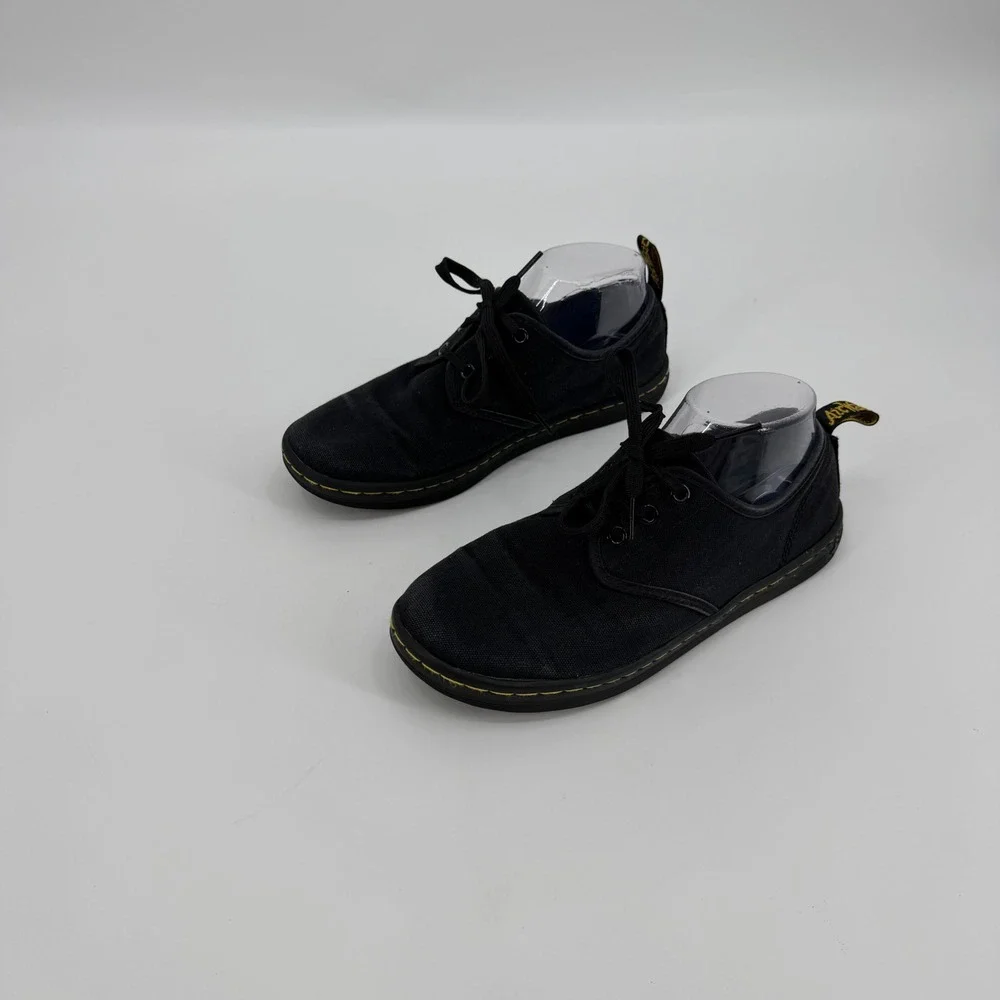 Dr. Martens Soho Black Canvas 3-Eye Oxford Shoes AW004 Mens 7 Womens 8